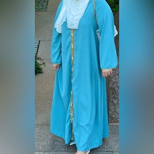 Blue abaya